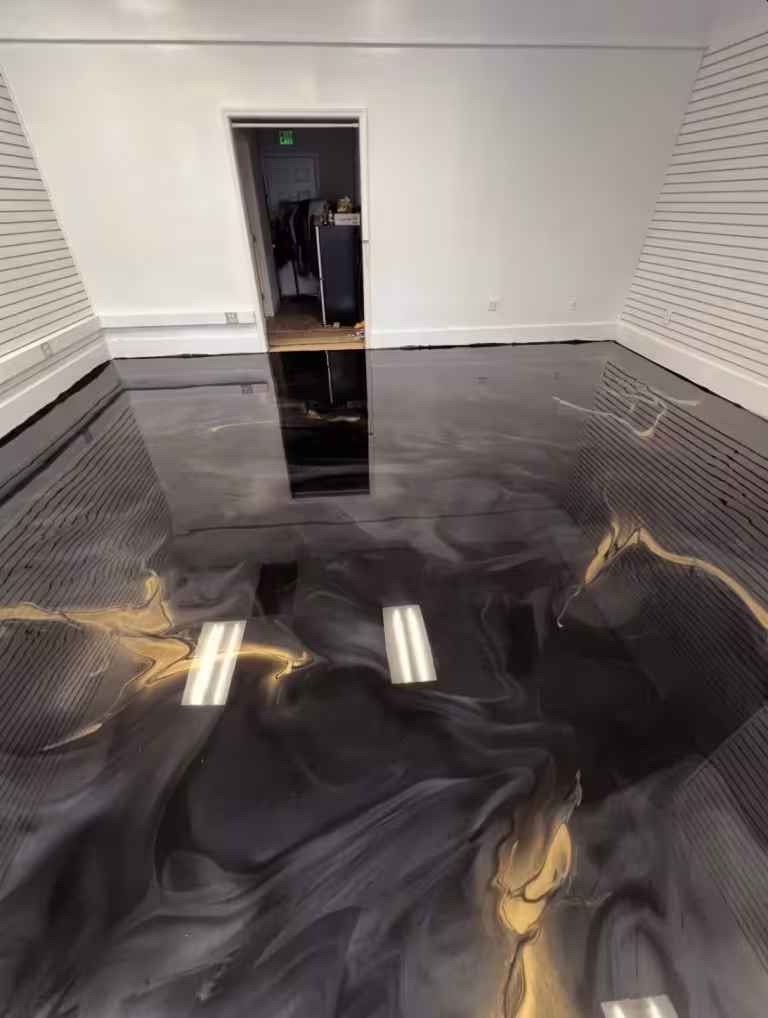 Metallic Epoxy Flooring by Secure Coatings